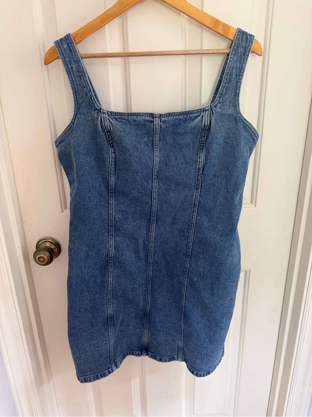 Abercrombie & Fitch Blue Denim Tank Dress